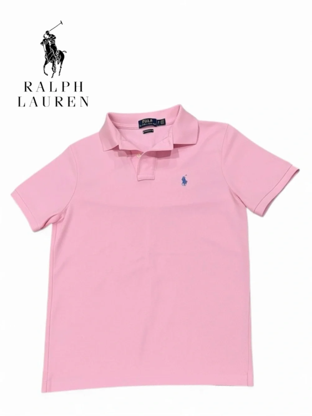 Polo‎ Ralph Lauren Light Pink Classic Fit Polo - Size S